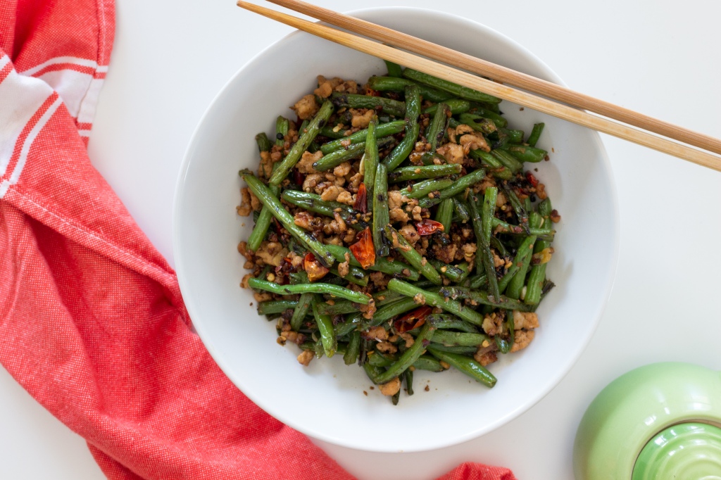 Sichuan Dry-Fried Green Beans 干煸四季豆